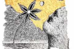 Le rocher et la fleur